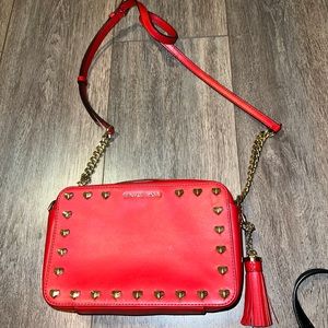 Michael Kors red crossbody
